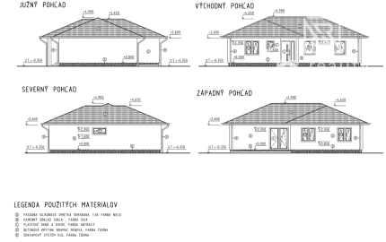 PREDANÉ - Novostavba 4i RD, NOVÉ MOKRANCE, všetky IS, asfaltové cesty