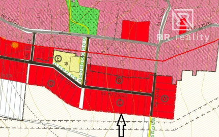 PREDANÉ - Pozemok zahrnutý v územnom pláne na RD, Vyšná Myšľa 2842m2