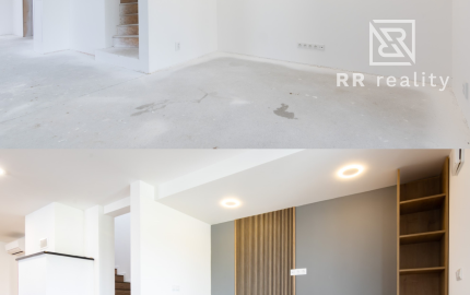 Skolaudovaná novostavba 2-podlažného RD 140m2, všetky IS