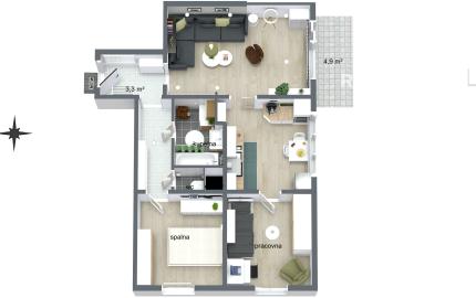 PREDANÉ - 3 izbový byt po kompletnej rekonštrukcii - Karpatská ul.