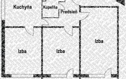 PREDANÉ - 3-izbový byt 82m2 + 2x loggia, po rekonštrukcii