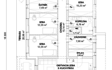 PREDANÉ - Novostavba moderného RD 143m2, Nižná Kamenica, pozemok 861m2