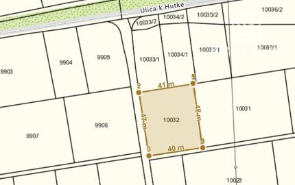 PREDANÉ investičný pozemok Košice - Krásna 1901m2 (20€/m2)