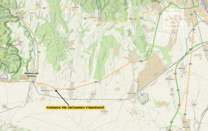 POZEMOK 5547m² PRE OBČIANSKU VYBAVENOSŤ – VÝCHODNÉ MOKRANCE