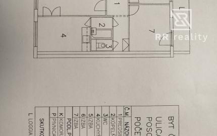 Na predaj 3-izbový byt na Jazere, pražský typ