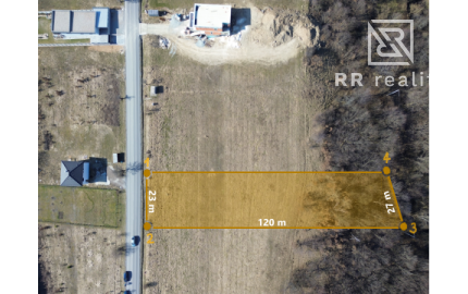 Na predaj veľký stavebný pozemok, 10 min z Košíc