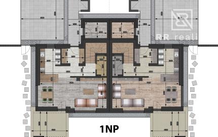 Stavebný pozemok pre DVOJDOM Delta - so stavebným povolením