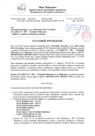 Stavebný pozemok pre DVOJDOM Delta - so stavebným povolením