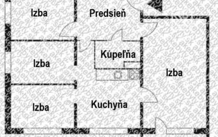 4 izbový byt Košice -  Sever , ul. Watsonova