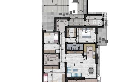 Radový 4-izbový dom 113m2, VÝCHODNÉ MOKRANCE, pozemok 455m2