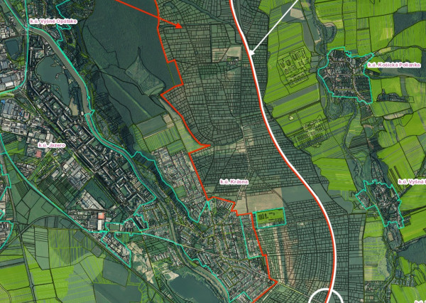 Na predaj investičné pozemky Košice-Krásna od 13€/m2