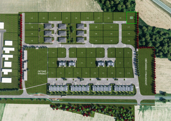 VÝCHODNÉ MOKRANCE, inžinierske siete už postavené I18, 788m2