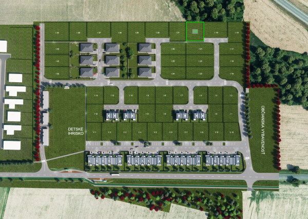 VÝCHODNÉ MOKRANCE, inžinierske siete už postavené I20, 740m2