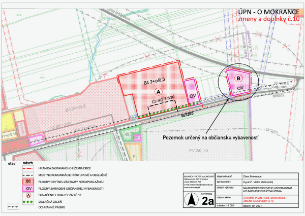Pozemok s IS - občianska vybavenosť na hlavnom ťahu KE-BA,
