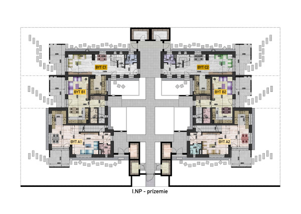 Pozemky so stavebným povolením pre VILADOMY-bytové jednotky