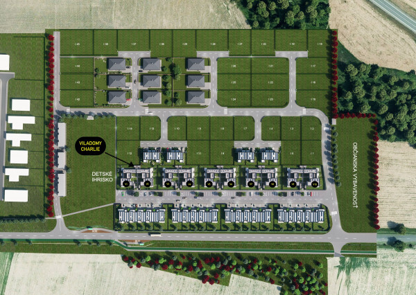 Pozemky so stavebným povolením pre VILADOMY-bytové jednotky