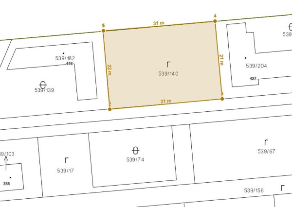 PREDANÉ - Bidovce, Stavebný pozemok s projektom, všetky IS na pozemku