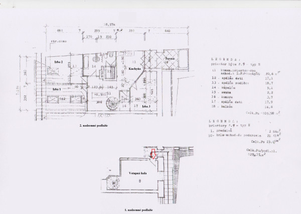 PREDANÉ - 4-izbový mezonet s terasou 128m2, centrum (Mäsiarska ul.)