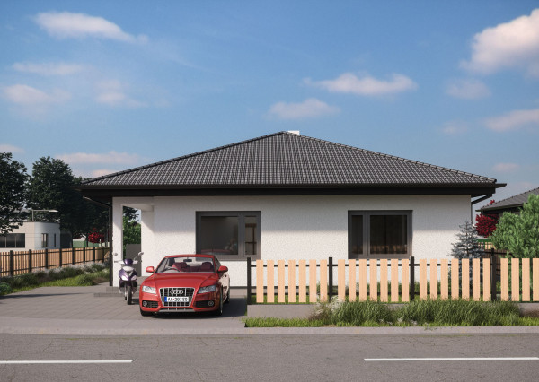 VÝCHODNÉ MOKRANCE, bungalov 139m2, pozemok 673m2, komplet IS