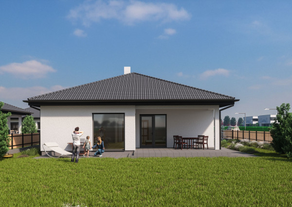VÝCHODNÉ MOKRANCE, bungalov 139m2, pozemok 673m2, komplet IS