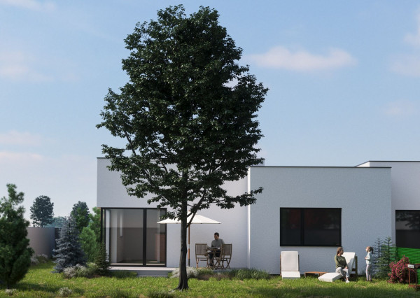 Radový dom BRAVO 3-izbový 83m2, VÝCHODNÉ MOKRANCE