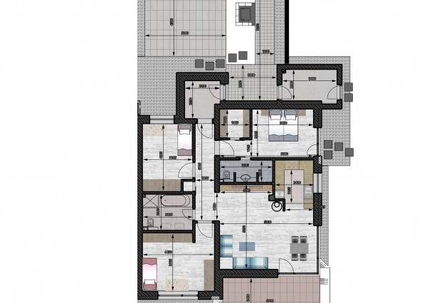 Radový 4-izbový dom 113m2, VÝCHODNÉ MOKRANCE, pozemok 455m2