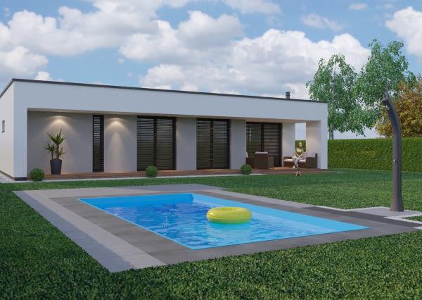 PREDANÉ - Novostavba moderného RD 143m2, Nižná Kamenica, pozemok 861m2