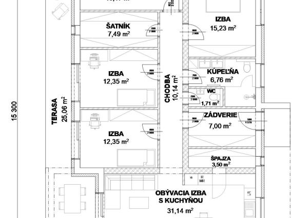 PREDANÉ - Novostavba moderného RD 143m2, Nižná Kamenica, pozemok 861m2