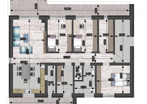 Moderná Novostavba, VÝCHODNÉ MOKRANCE, pozemok 671m2