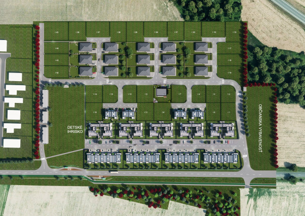 Moderná Novostavba, VÝCHODNÉ MOKRANCE, pozemok 671m2