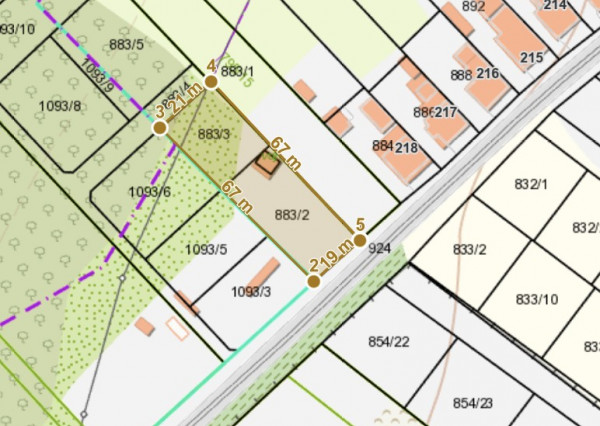 Stavebný pozemok Svinica 667m2