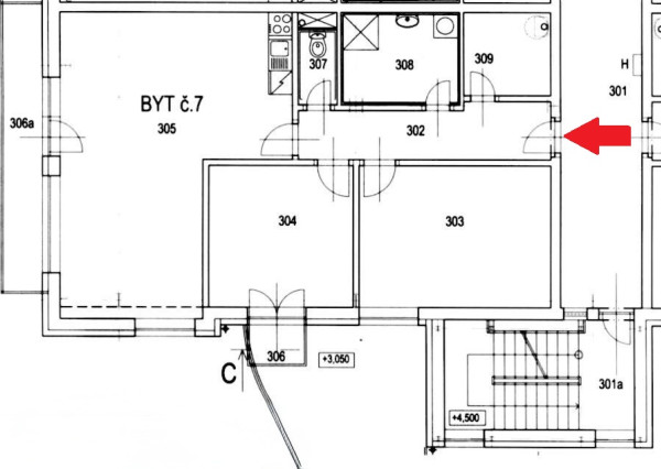 3i byt 99,37m2, novostavba Villa Kalvária, Košice – Sever