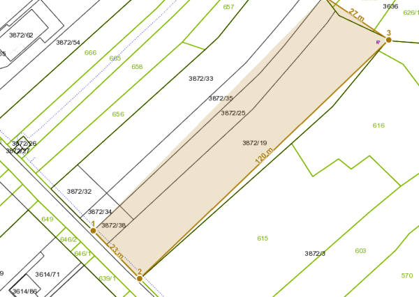 Pozemok Nižný Klátov