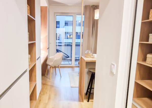 Na predaj štýlový 1-izb. byt v novostavbe, širšie centrum