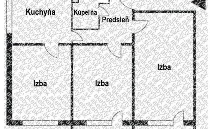 PREDANÉ - 3-izbový byt 82m2 + 2x loggia, po rekonštrukcii - fotografia 10