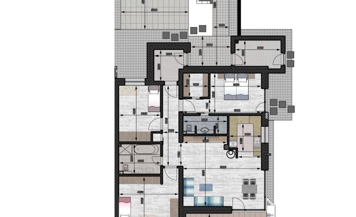 Radový 4-izbový dom 113m2, VÝCHODNÉ MOKRANCE, pozemok 455m2 - fotografia 6