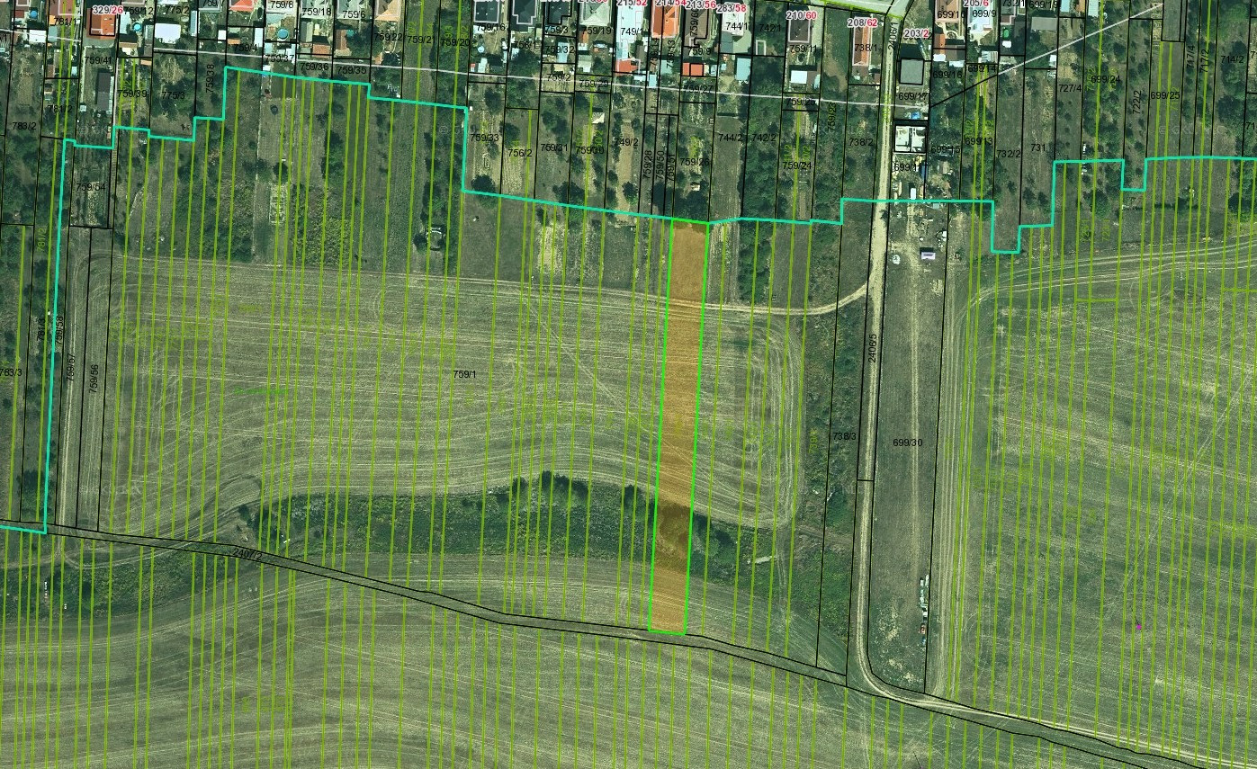 PREDANÉ - Pozemok zahrnutý v územnom pláne na RD, Vyšná Myšľa 2842m2