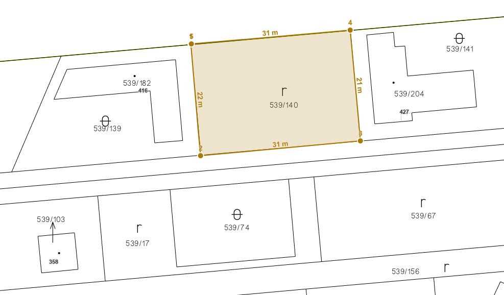 PREDANÉ - Bidovce, Stavebný pozemok s projektom, všetky IS na pozemku