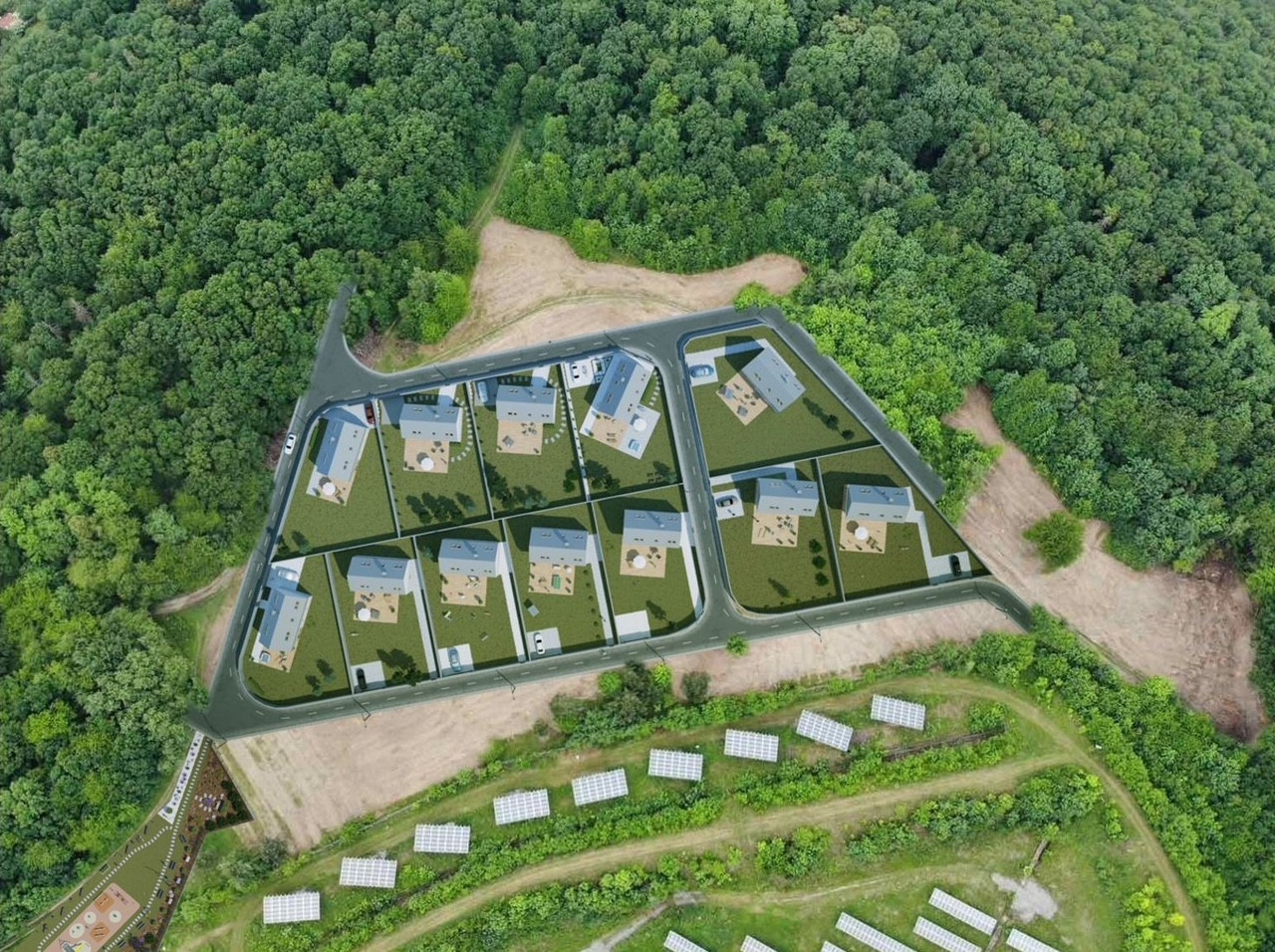 BANKOV-Košice - na predaj pozemky s projektom, Nová lokalita