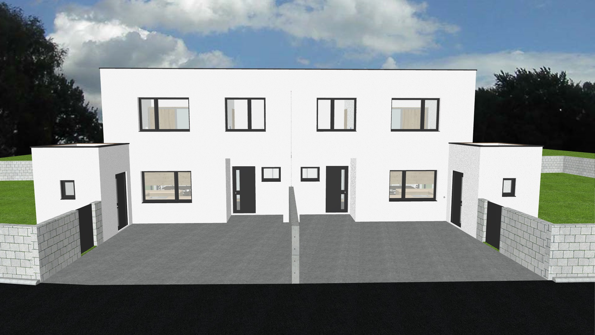 Novostavba Dvojdom - NOVÉ MOKRANCE, Malinová ul., Všetky IS