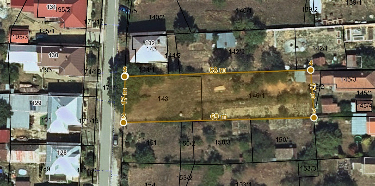 Stavebný pozemok 1165m2, intravilán obce Nováčany