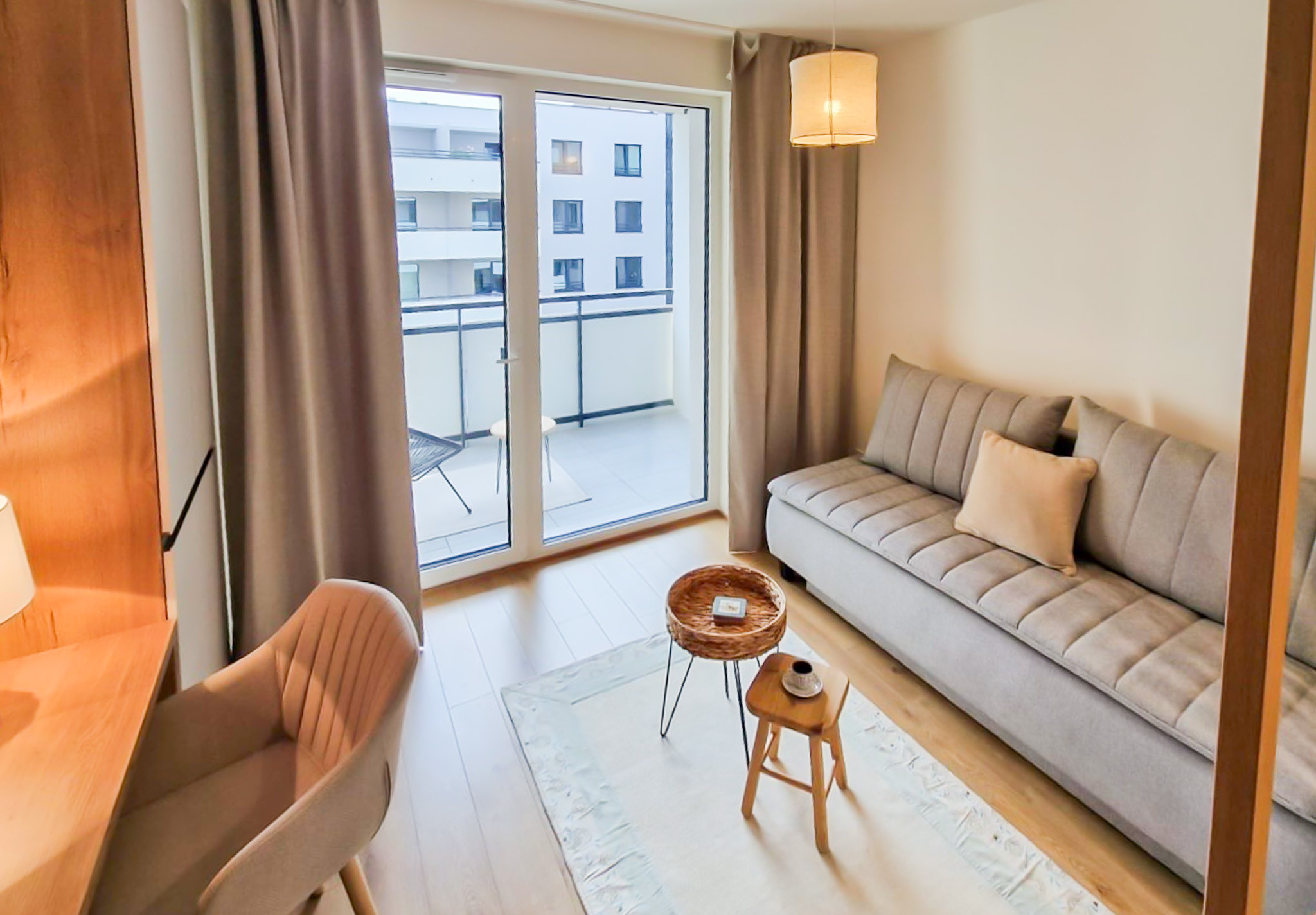 Na predaj štýlový 1-izb. byt v novostavbe, širšie centrum